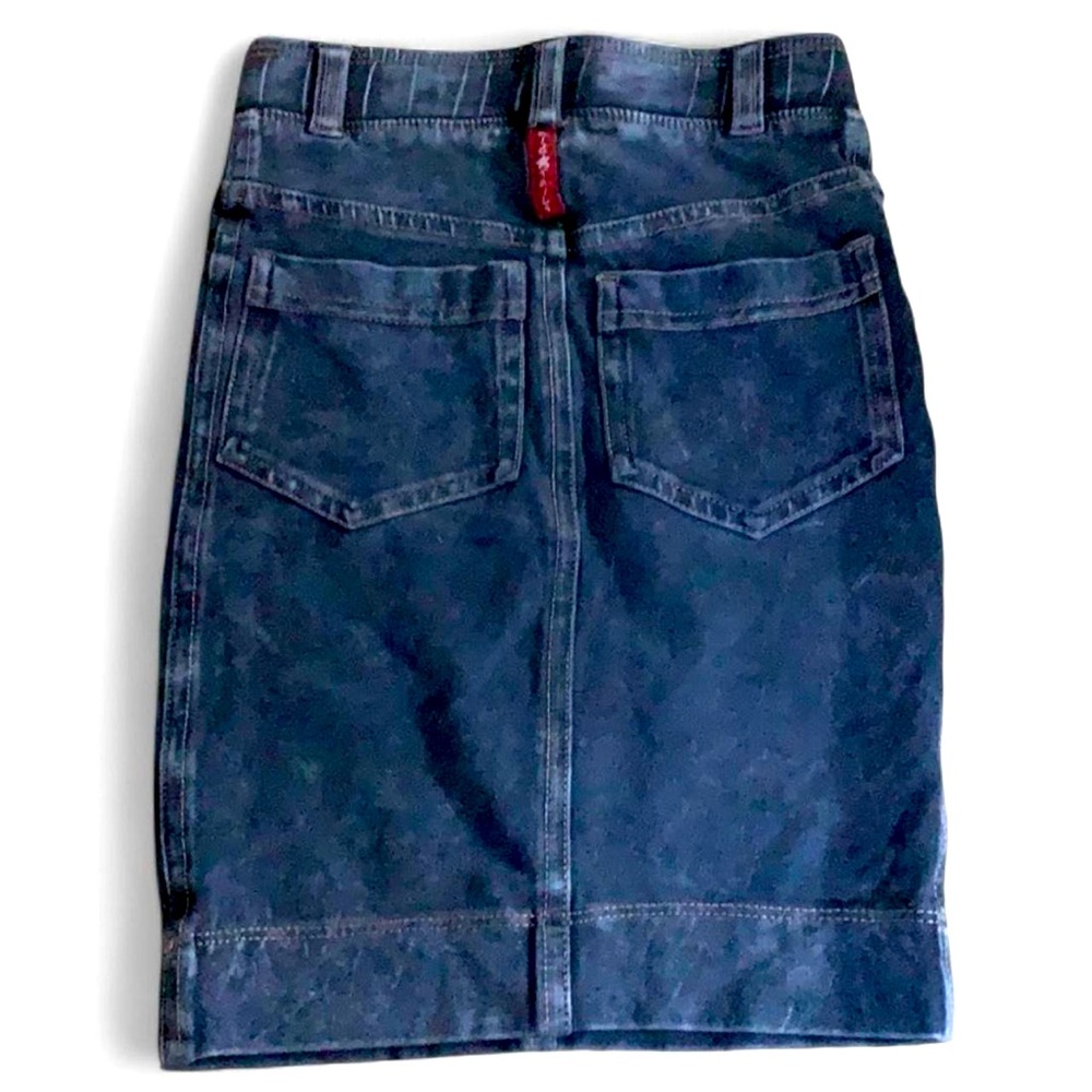 Y2K Vintage Hard Tail Kid Tails denim acid maxi skirt